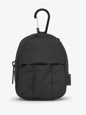 NWT Luka Backpack Zip Bag Charm in Matte Black